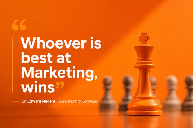 who ever is best at marketing wins